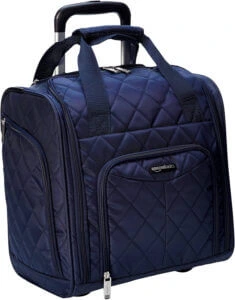 Amazon Basics Underseat Bag in blue 