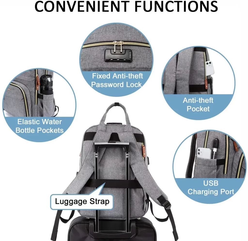 Convenient Functions of Lovevook Laptop Travel Anti-Theft Book Bag