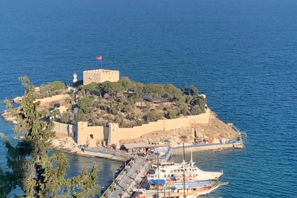Kusadasi Castle on Pigeon Island in Turkey: One of the many things to do in Kusadasi, Turkey! 