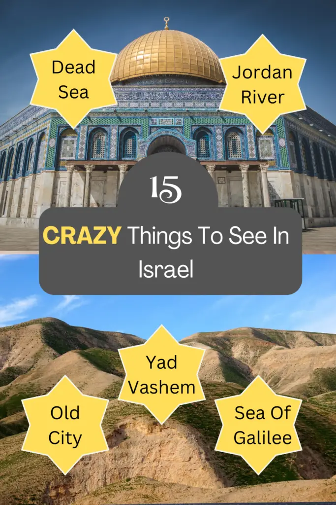 15 Things To Do In Israel - Pinterest Pin