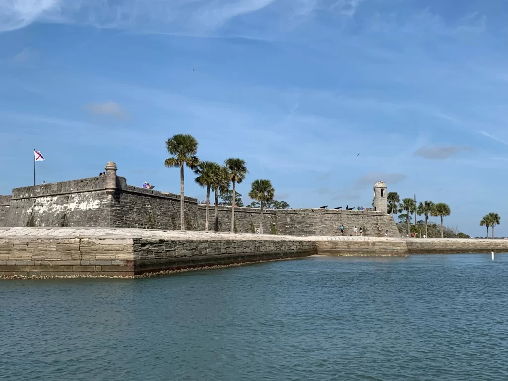 Picture of the Castillo de San Marcos from the water