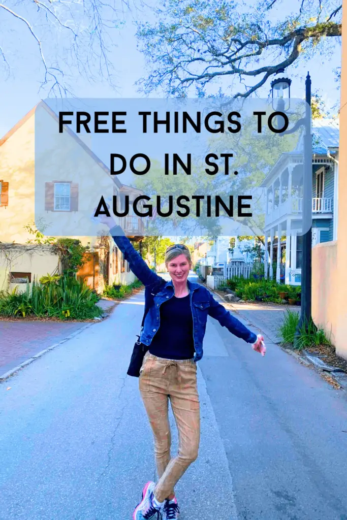 free things to do in st. augustine pinterest pin