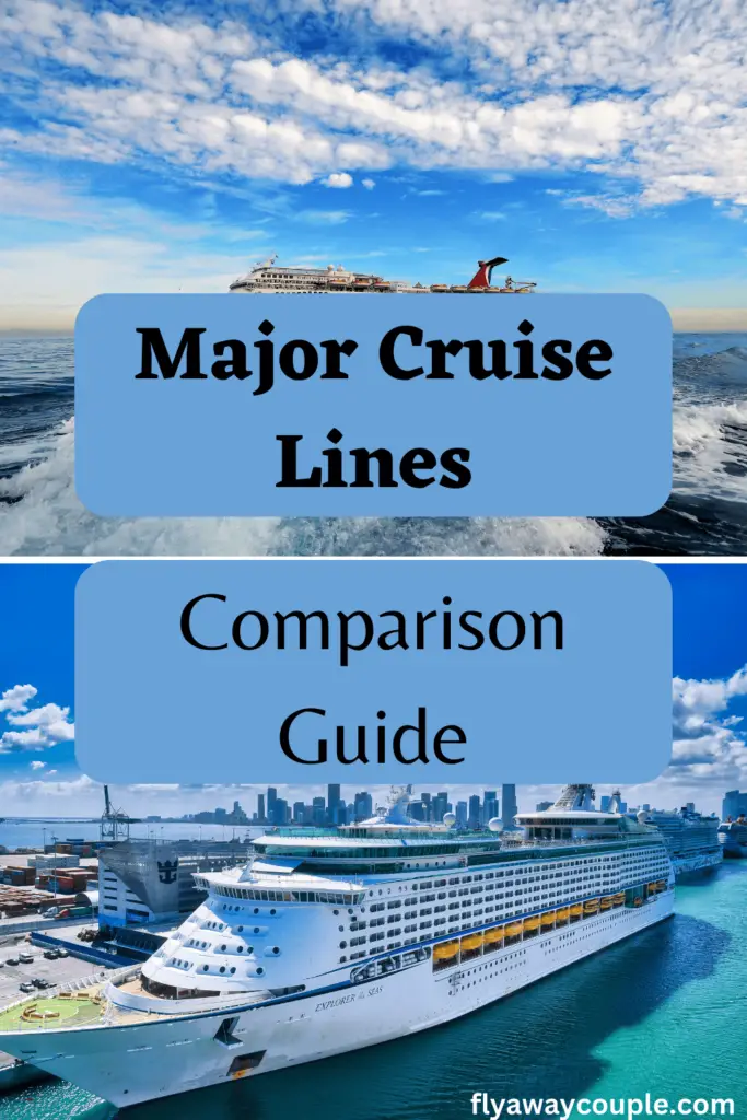 Major Cruise Lines Pinterest Pin